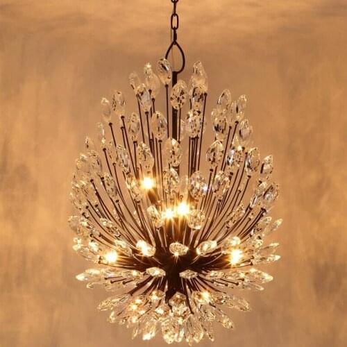 New modern crystal chandeliers lights LED luxury crystal chandeliers lamps for dinning room living room lighting