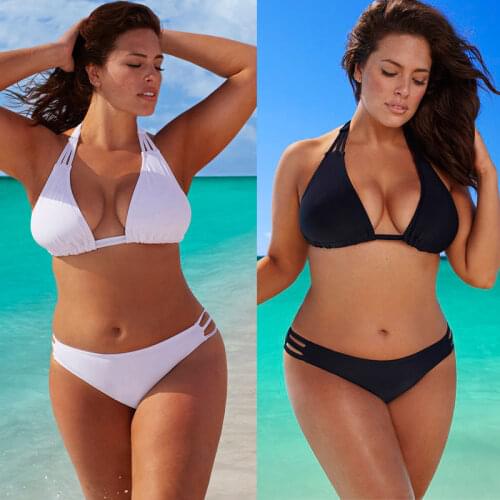 New Sexy Women Bandage Bikini Set Push-up Padded Bra Swimsuit Bathing Suit Swimwear Pluse Size