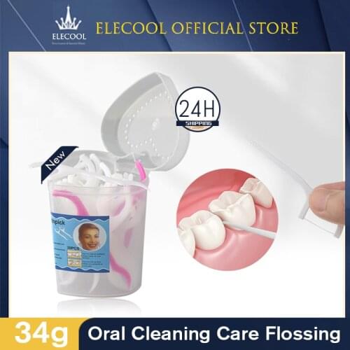 Disposable Dental Floss Dental Cleaning Tooth Stick 7.5cm Floss Pick Interdental Brush Dental Flosser Teeth Cleansing Tools