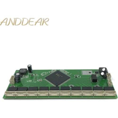 Industrial grade wide temperature low power 8-11port10/100Mbps wiring splitter mini wide voltage engineering micro switch module