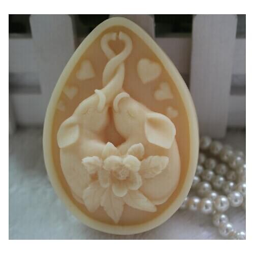 Elephant Silicone molds Elephant soap mold Elephants silicone soap molds Elephan silica gel die Aroma stone moulds candle mould