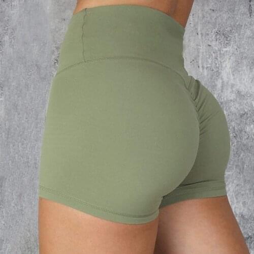 Sports gym shorts ladies fitness clothes fitness sportswear tight high waist shorts leggings suitable for squat sportswear