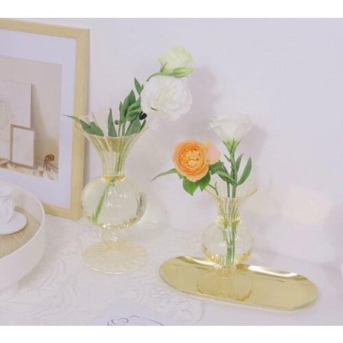 Flower Vase for Table Decoration Living Room Decorative Vase Modern Flowers Arrangement Floral Tabletop Vase Nordic