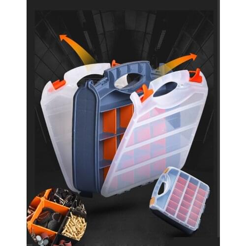 Portable Parts Box Screw Storage Box ABS Plastic Metal Parts Hardware Tool Screwdriver Auto repair Tool box
