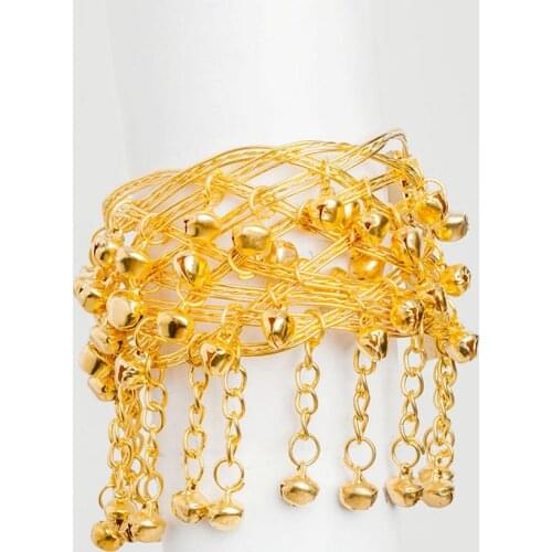 1 PCS Women Belly Dance Tassel Bracelet Belly dance Accessories Arm Cuff Chain Gold Band Arm Cuff Bracelet dancer wear 3157