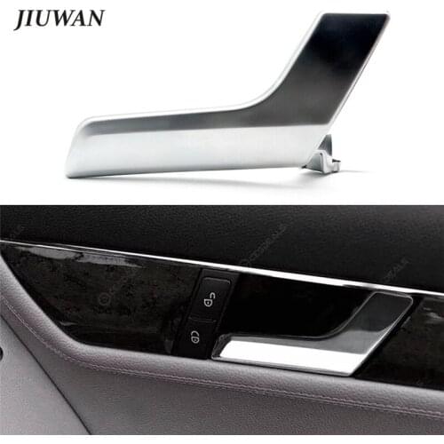 1 Set Car Left Right Door Handle Anti-scratch Trim for Mercedes-Benz C-Class W204 X204 2008-2014 Car Interior Decoration Kits