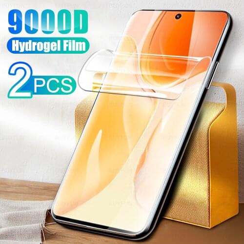 2Pcs HD Full Cover Soft Hydrogel Film For VIVO X70 Pro Screen Protection For VI VO X 70 X70Pro 6.56inch 2021 Protector Not Glass