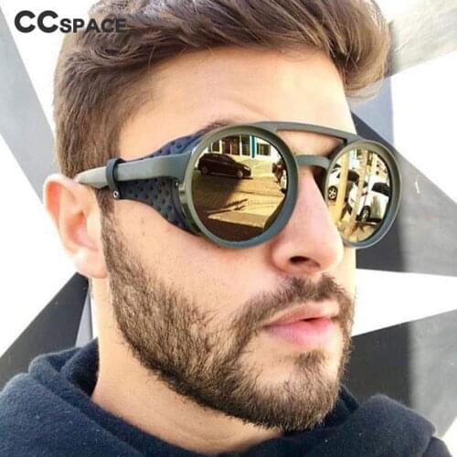 45746 Steam Punk Round Retro Goggles Sunglasses Men Women Shades UV400 Vintage Glasses