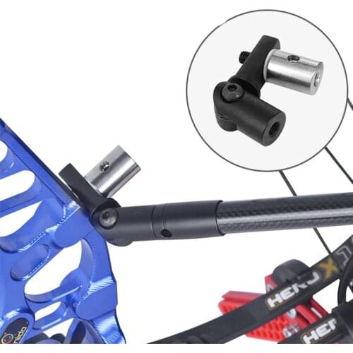 Archery Compound Recurve Bow Balance Rod V Bar Stabilizer Balance Bar Disconnect Adjustable Damper Bow Accessory Connect Adapter