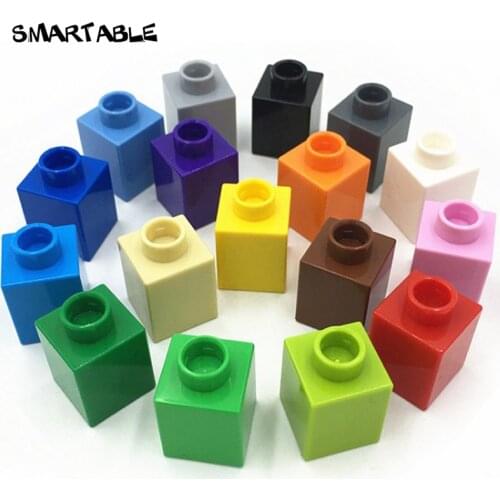 Smartable Big Bricks 1x1Building Blocks Parts Compatible Major Brands Creative Toys For Children Of Low Age Gift 60pcs/Set