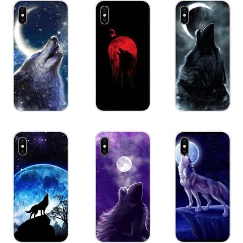Moon Roaring Wolf For Samsung Galaxy A3 A5 A7 A9 A8 Star A6 Plus 2018 2015 2016 2017 Accessories Phone Cases Covers