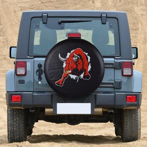 14" 15" 16" 17" Inch PVC Leather Spare Tire Cover Case Bag Pouch Protector For Jeep Liberty Gladiator J12 Wrangler