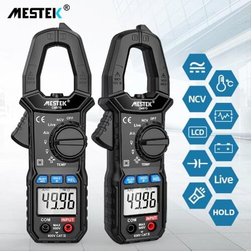 Digital Clamp Meter CM87D Auto Range NCV True RMS Voltage Resistance Capacitance Multimeter Temperature Measurement Clamp Meter