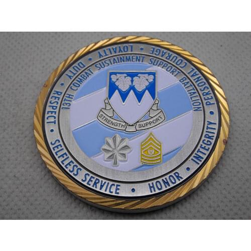 Cheap Custom coins low price us military challenge coin hot sales us sustainment support battalion challenge coin FH810200