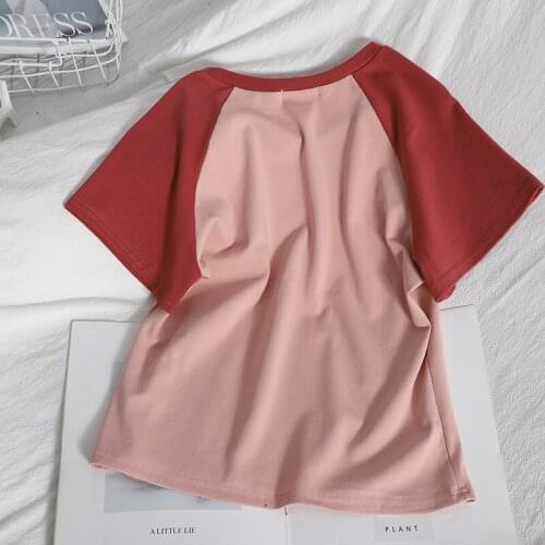 Women Summer T-shirts 2021 Slim Fit Crop Top Female Short Sleeve Casual Tees French Fashion T-shirts Summer