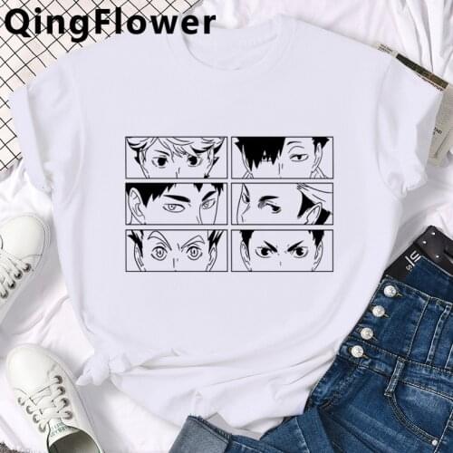 Haikyuu Kuroo Bokuto Manga Shoyo Volleyball t-shirt male couple couple clothes 2021 graphic tees top tees couple clothes