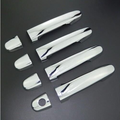 For Toyota Belta 2006-2014 Chrome Door Handle Cover Trim Car Styling 2007 2008 2009 2010 2011 2012 2013