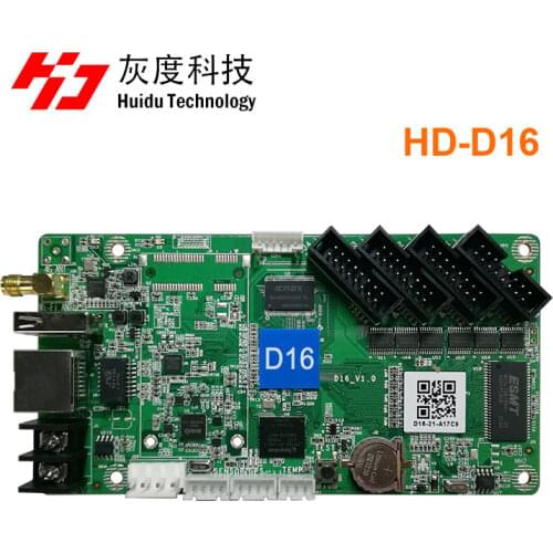 Huidu asynchronous Full Color Banner Screen Control Card HD-D16 with wifi mode