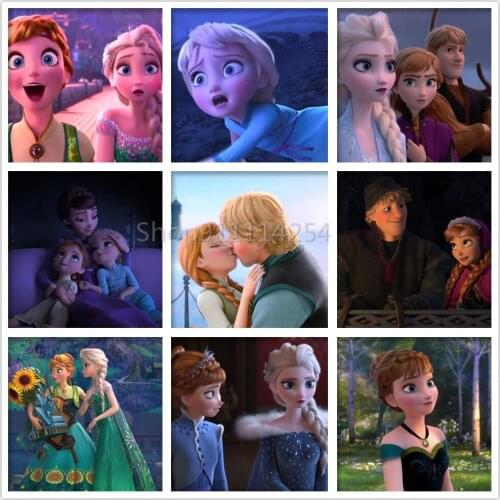 5D Diamond Painting Cartoon Disney Princess Diamond Embroidered Full Diamond Cross Stitch Rhinestone Mosaic Art Childrens Gift