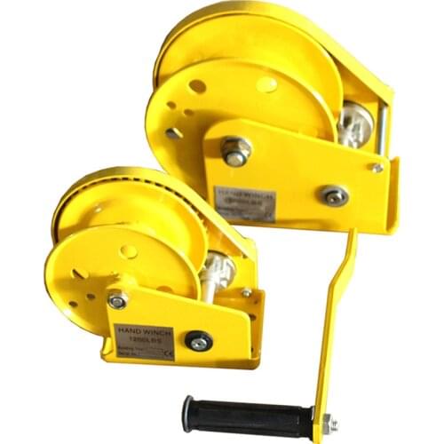 Hand-cranked winch, self-locking, brake-type, manual winch, household hand-cranked winch, traction machine, hand-cranked small c