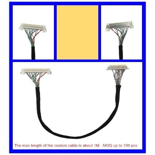 LVDS LCD Panel cable for DN2800MT/D2700MT/ DH61AG Mini-ITX motherboard