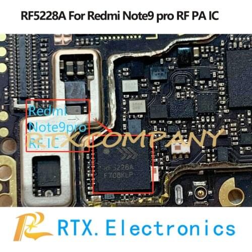 5-50PCS RF5228A For Redmi Note9pro Note 9 pro RF IC 5Plus Power Amplifier IC Hongmi 5P PA Chip RF5228ATR13-5K Mobile Repair IC