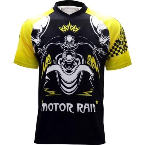 MTB MOTO motocross bmx racing jersey downhill dh short sleeve cycling clothes mx summer mtb t-shirt