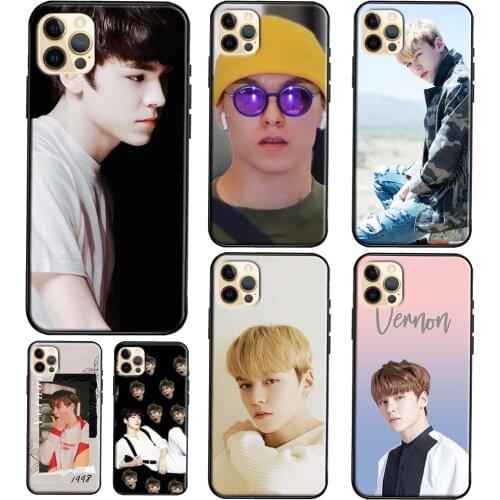 Seventeen Vernon Meme Soft TPU Case For iPhone 11 12 Pro Max mini Case For iPhone XR X XS Max SE 2 7 8 Plus