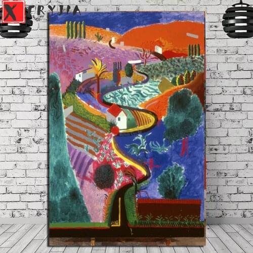 Full square Round drill Diamond embroidery David Hockney Mulholland Drive 5D DIY diamond Painting Cross Stitch Rhinestone Mosaic