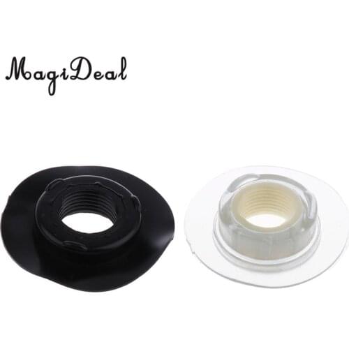 Durable Plastic Air Valve Base Pedestal Screw Type 22 mm for Fishing Inflatable Kayak Canoe Boat Dinghy Accessory Black/White