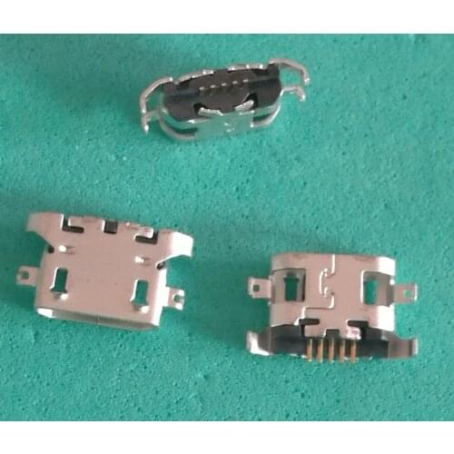 50pcs micro USB connector charging port Replacement Parts for Lenovo A670 S650 S720 S820 S658T A830 A850 S939