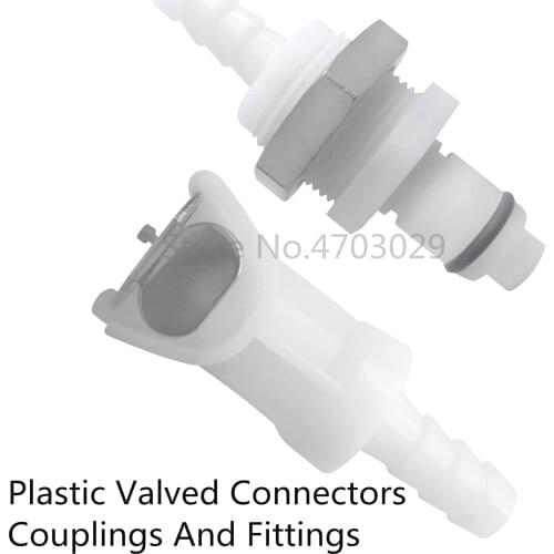 CPC Hose Barb Quick Connector Unidirectional Check valve assembly