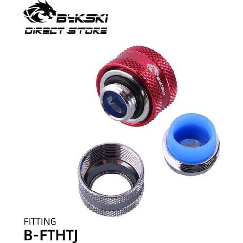1Pc Bykski OD12/14/16MM Anti-off Hard Tube Fitting G1/4 Hand Compression For Acylic/PETG/PMMA Tube Water Cooler MOD B-FTHTJ