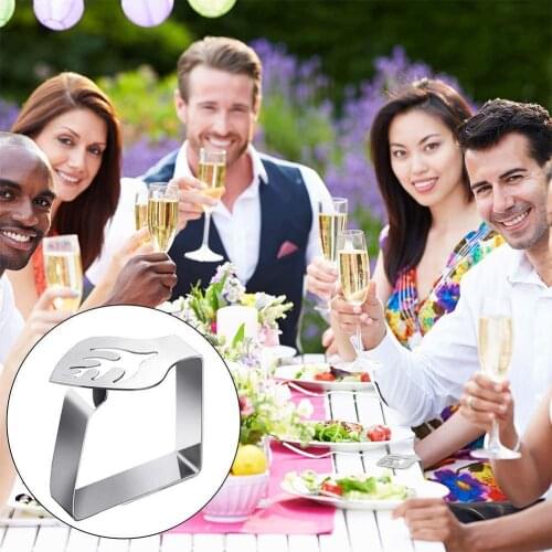 1PCS Tablecloth Clips Wedding Tablecloth Clamp Holder DIY Party Craft Decorative Steel Kitchen Supplies