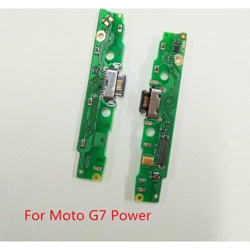 10pcs/Lot New USB Charging Port Dock Connector Flex Cable For Motorola Moto G7 Power