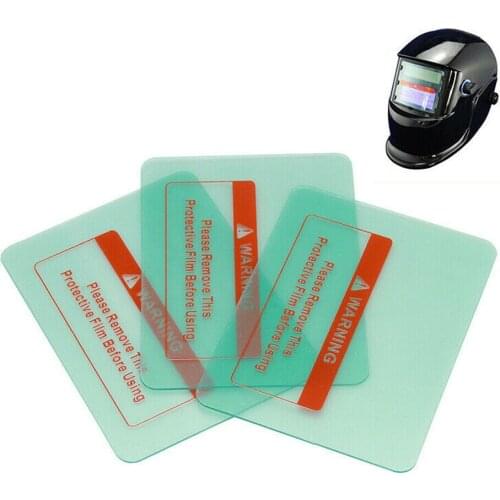 10 Pcs Solar Welding Helmet PC Clear Lens Protection Cover Protective Plate For Welder Soldering Equipment Accessories