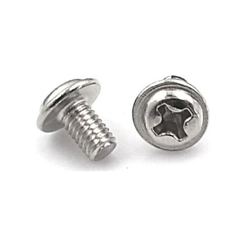 100Pcs M3 Screw M3X5 5mm PC Case Hard Drive Precision PSU 6/32" Hex Screws For Computer Floppy DVD ROM Motherboard