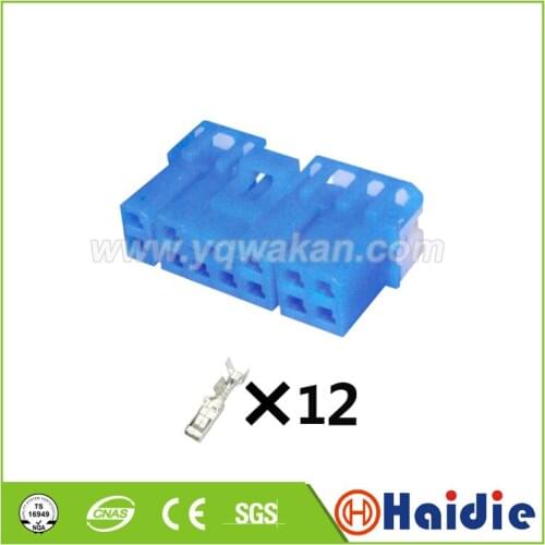 2sets 12pin electric plastic wiring plug 7123-1729 7157-6123-90 housing connector with termianls 7123-1729-90