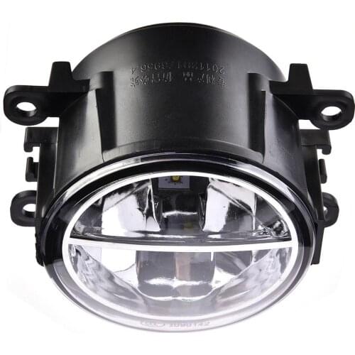 2PCS/Pack New White LED Fog Lights Auto Modification Lights For Ford Focus Suzuki Swift Renaul t Citroe n Opel