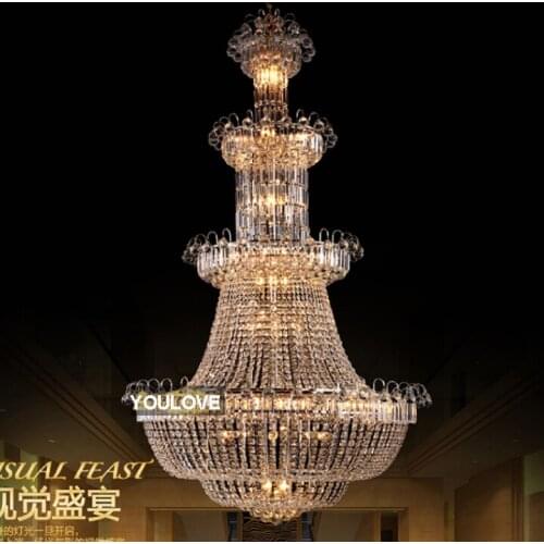 2017 Gold Crystal Chandelier Modern Crystal Chandeliers Lights Fixture Home Lighting Hotel Club Golden Hanging Lights AC90V-260V