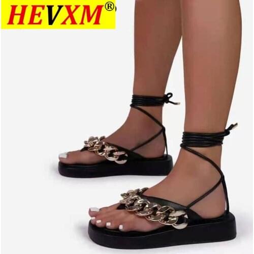 2021 Women Sandals Platform Slippers Fashion Open Toe Sandalias Summer Fashion Ankle Strap Woman Sandals Ladies Thick Shoes