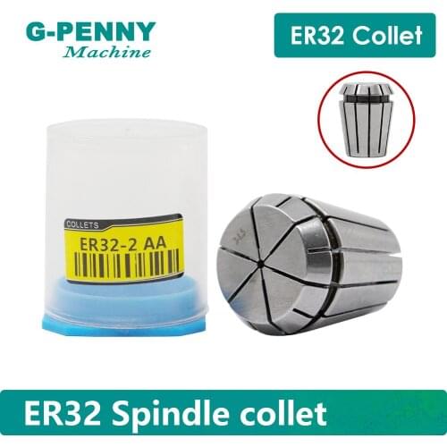 ER32 spindle motor collet chuck 21 pcs collets size from 2mm to 20mm full set for CNC milling lathe tool spindle motor collet