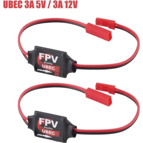 DC-DC Converter Reduction Module 3A 5V/12V Mini BEC for RC Plane FPV Promotion Black and Red RC Air Plane Accessory Hot Sale