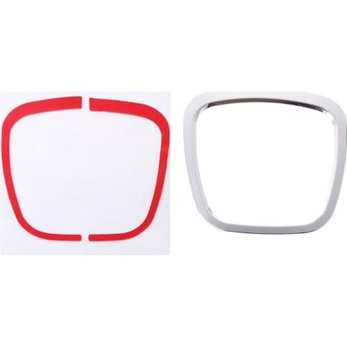 Car Steering Wheel Decorative Sticker Emblem Frame Cover For Audi A4 A5 Q5 A6 Q7 Car Styling