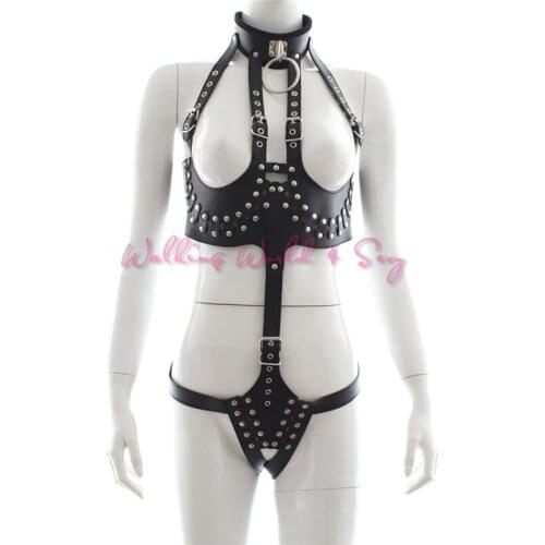 Fetish Erotic Toys Queen Leather Sex Body Harness Bondage Restraints Slave Sexy Bondage Cosplay Adult Game Sex Toys For Women