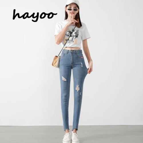 Womens Ripped Jeans Hayoo China