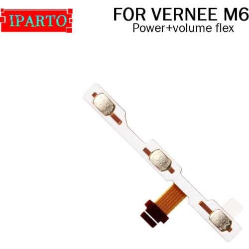 VERNEE M6 Side Button Flex Cable 100% Original Power + Volume button Flex Cable repair parts for VERNEE M6