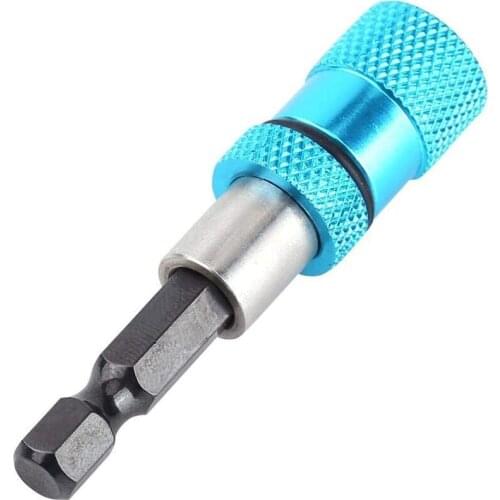 Magnetic Screwdriver Bit 60mm 1/4inch Hex Shank Magnetic Bit Holder,Electric Drill Screwdriver Extension Bar