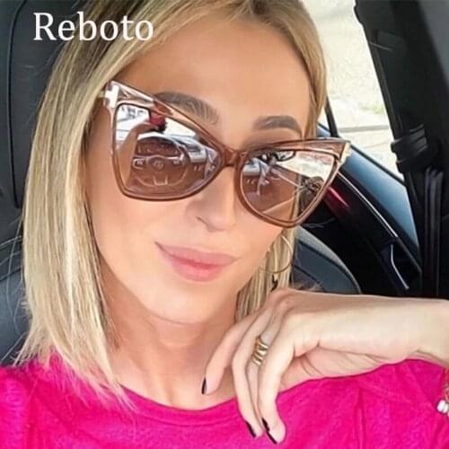 Fashion sunglasses for women retro cat eye Brand designer vintage female glasses for woman 2020 luxury sunglasses ladies