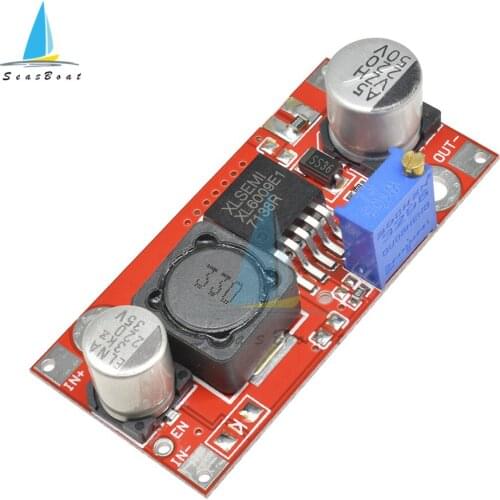XL6009 DC-DC 3-32V to 5-35V Booster Power Supply Module Adjustable Step-Up Module Step Up Converter Boost Board Replace LM2577